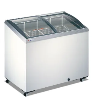 Морозильный ларь c гнутым стеклом Caravell 30699+
